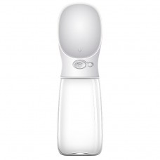 Plouffe Portable & Leak-Resistant Pet Water Bottle White 550ml